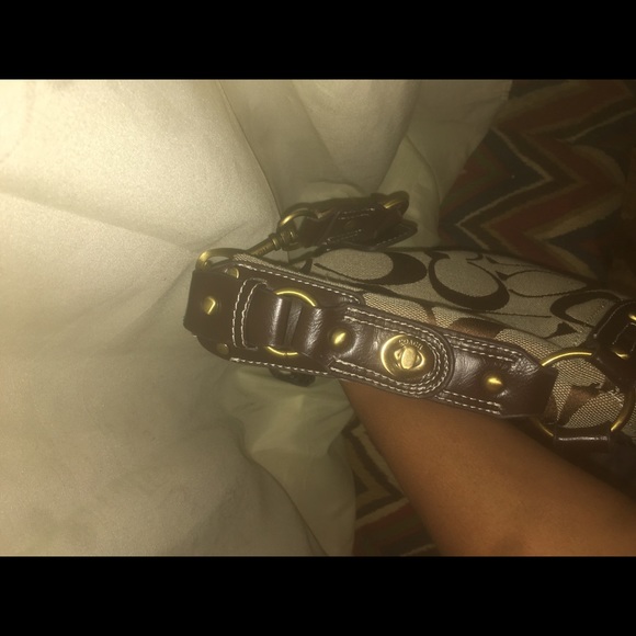 Canvas Coach shoulder bag - Picture 3 of 4